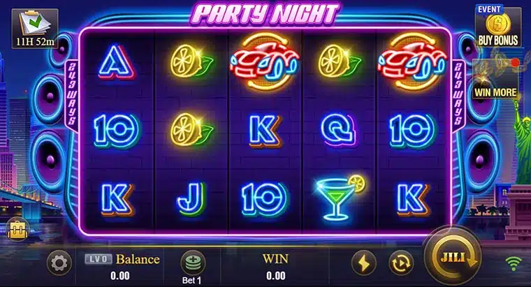 Hướng Dẫn Cách Chơi Demo Party Night Slot